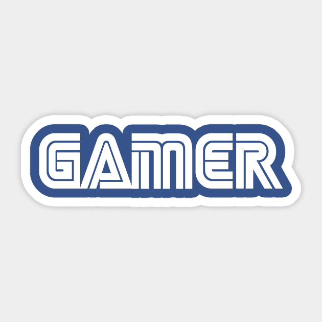 Gamer - Sega Sticker by Wright Art